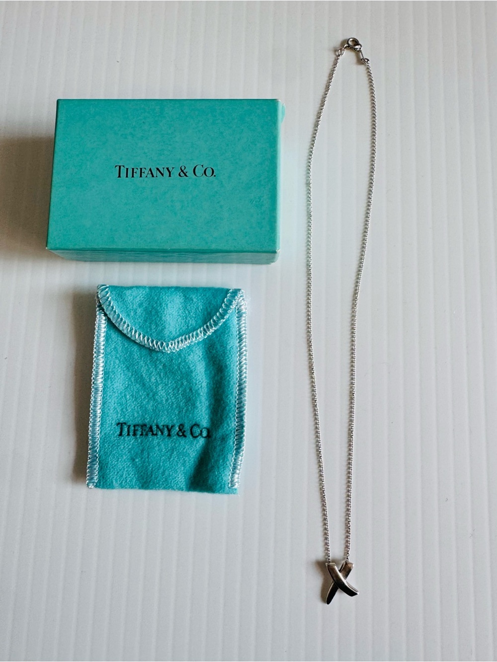 Tiffany & Co. Paloma’s Graffiti X Sterling Silver Pendant Necklace